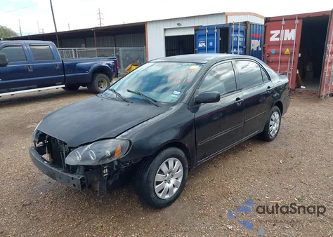 2004 Toyota Corolla Le из США, поврежденный, VIN 1NXBR38E84Z255313